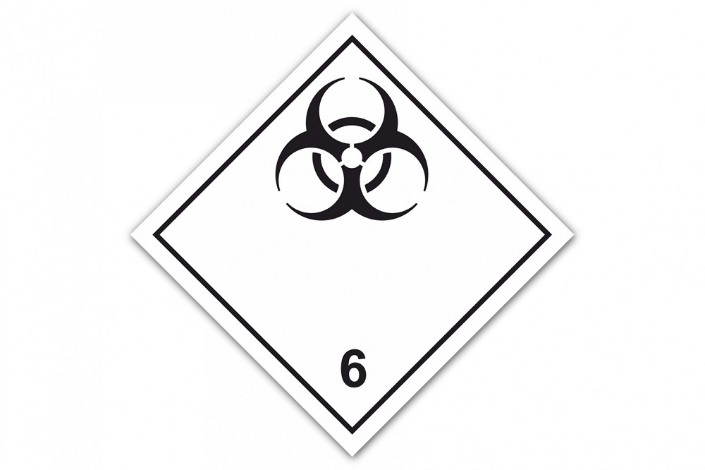 Знак "Класс 6.2. Инфекционные вещества"